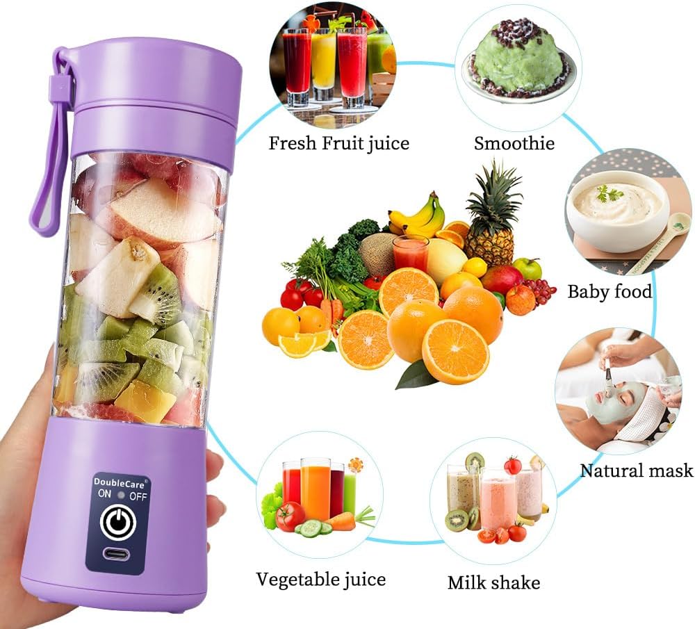 Electric Juicer for Smoothies & Shakes | 6-Blade Mixer