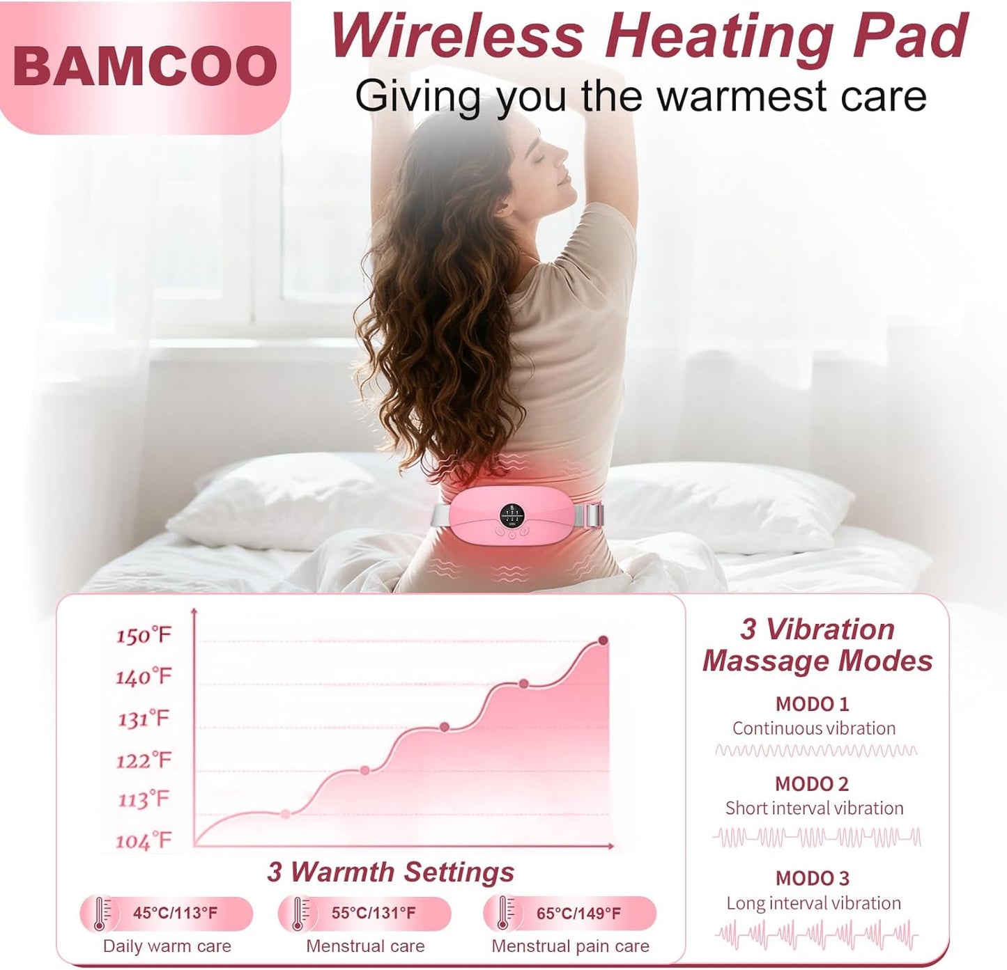 Portable Heating Pad for Period Cramps