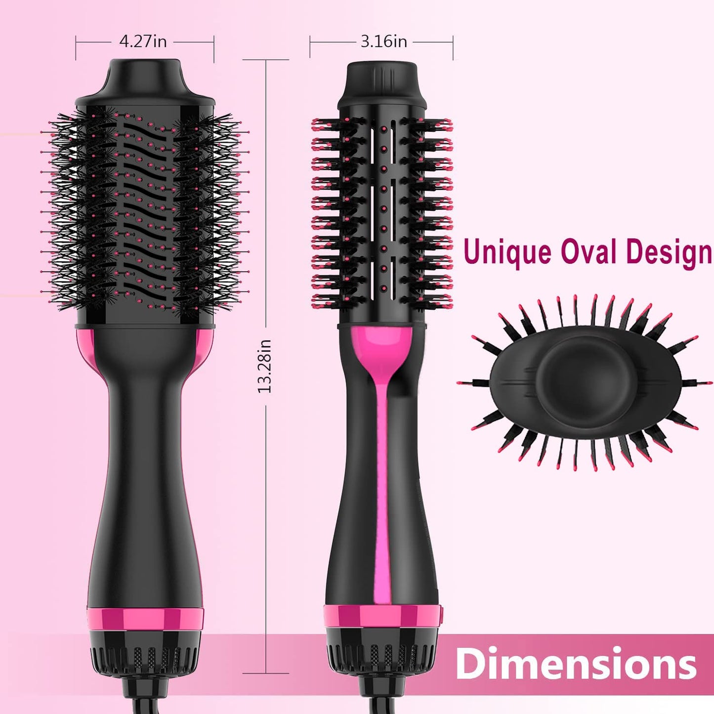 Ionic Hair Straightener Brush