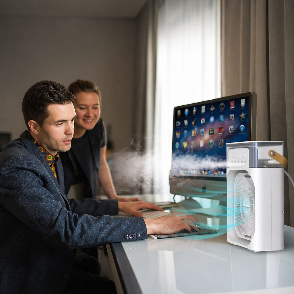 Mini Air Cooling Fan – Portable USB electric supply Desk Cooler for Home, Office, Travel