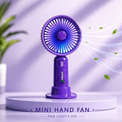 Portable Handheld Fan auto changing color