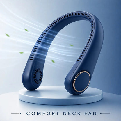 Rechargeable Leafless Hanging Neck Fan